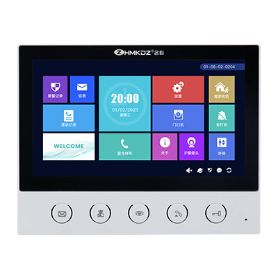 樓宇對(duì)講系統(tǒng)7寸高清分機(jī)-按鍵款