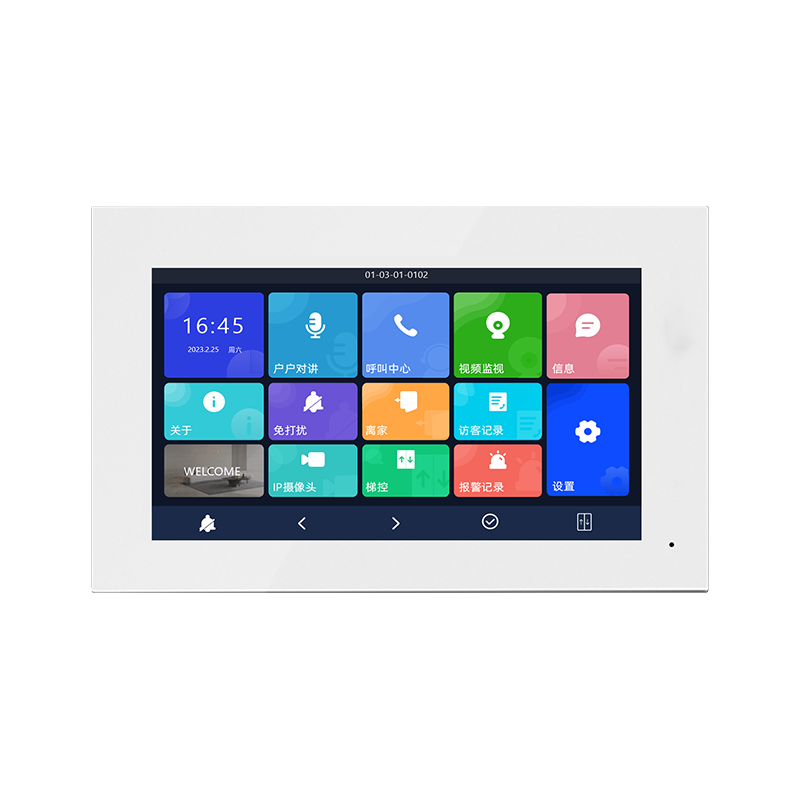百色10寸觸屏數(shù)字室內機 型號
